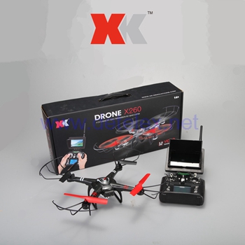 XK-X260 X260-2 5.8G Camera FPV 4CH 6-Axis Gyro RTF RC Quadcopter